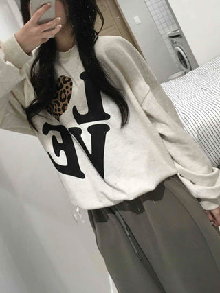 Love Leopard Sweatshirt