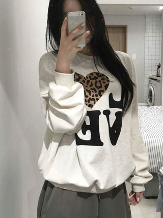Love Leopard Sweatshirt