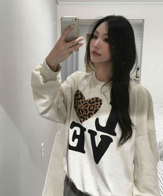 Love Leopard Sweatshirt