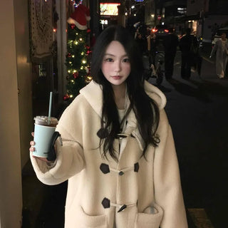 Wool Duffle Toggle Long Coat