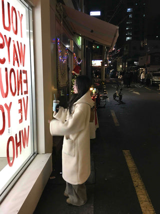 Wool Duffle Toggle Long Coat