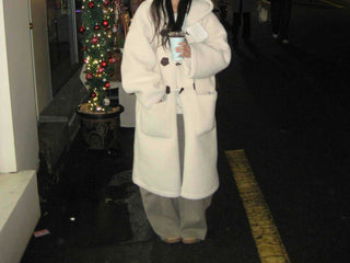 Wool Duffle Toggle Long Coat