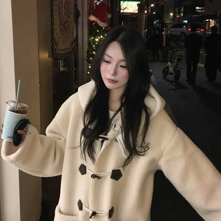 Wool Duffle Toggle Long Coat