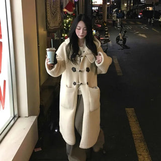 Wool Duffle Toggle Long Coat
