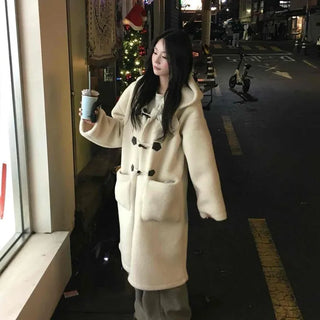 Wool Duffle Toggle Long Coat