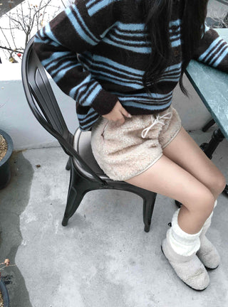 Soft Fluffy Mini Shorts