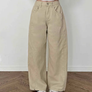 Cargo Pocket Oversized Side Pintuck Long Pants
