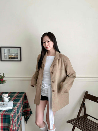 Daily Tie Detail Off-Shoulder Drape Long Sleeve T-Shirt