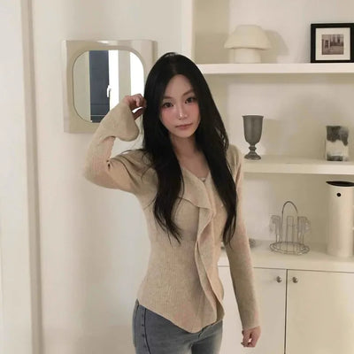 Soft Mood Ruffle Knit