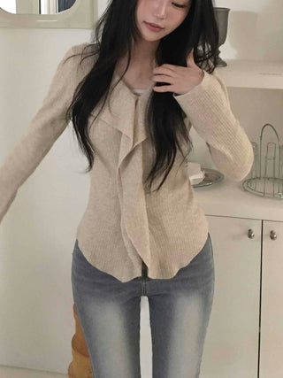Soft Mood Ruffle Knit