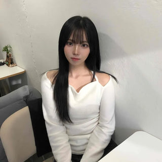 Shoulder Cut Slim T-shirt