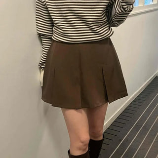 Daily Pleated Mini Skirt