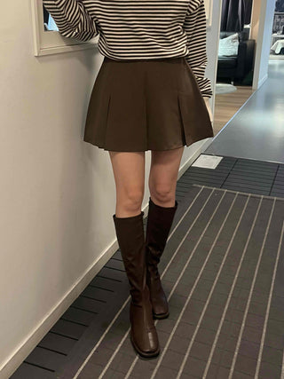 Daily Pleated Mini Skirt