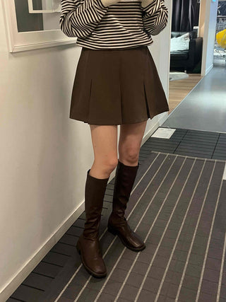 Daily Pleated Mini Skirt