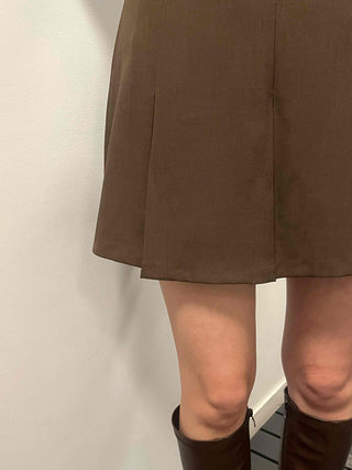 Daily Pleated Mini Skirt
