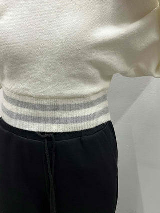 Soft Balloon One-Shoulder Knit