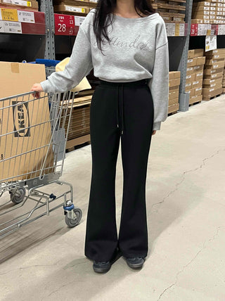 Basic Semi Bootcut Sweatpants