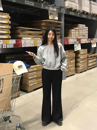 Basic Semi Bootcut Sweatpants