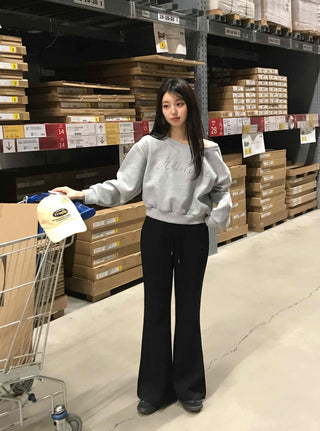 Basic Semi Bootcut Sweatpants