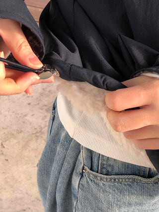 Check Color Block Sherpa Jacket