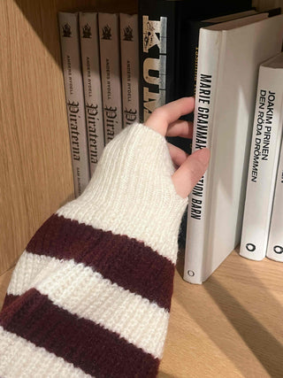 Striped Avant-garde Hoodie