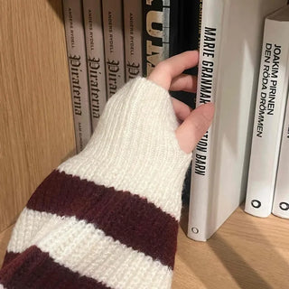 Striped Avant-garde Hoodie