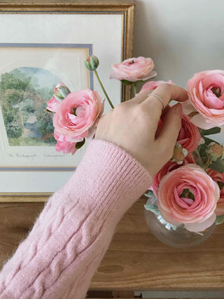 Fluffy Cable Cardigan