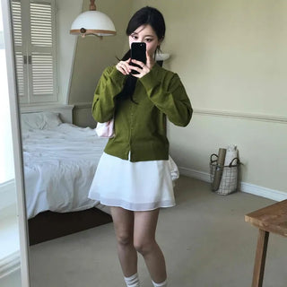 See-through Organza Layering Skirt