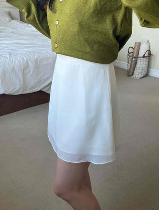 See-through Organza Layering Skirt