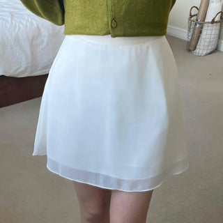See-through Organza Layering Skirt