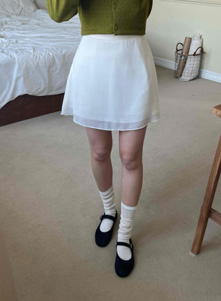 See-through Organza Layering Skirt
