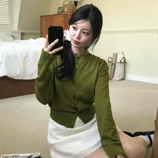 Basic Button Knit Cardigan