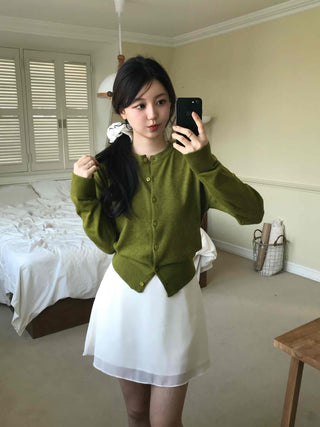Basic Button Knit Cardigan