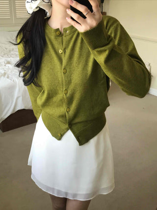Basic Button Knit Cardigan