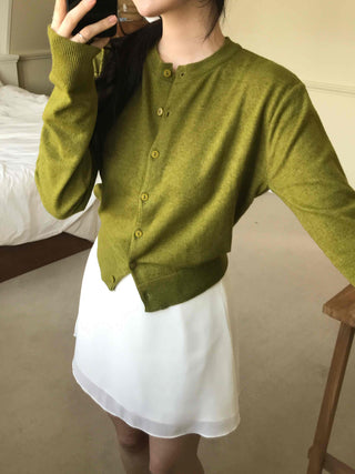 Basic Button Knit Cardigan