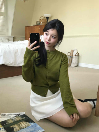 Basic Button Knit Cardigan