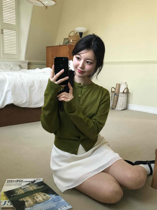 Basic Button Knit Cardigan