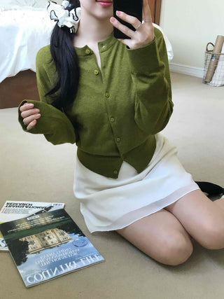 Basic Button Knit Cardigan