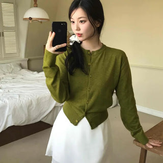 Basic Button Knit Cardigan