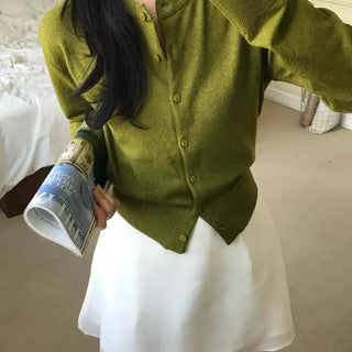 Basic Button Knit Cardigan