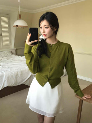 Basic Button Knit Cardigan