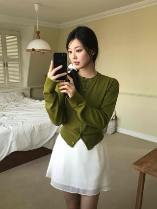 Basic Button Knit Cardigan