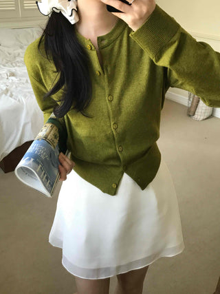 Basic Button Knit Cardigan