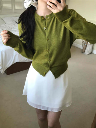 Basic Button Knit Cardigan