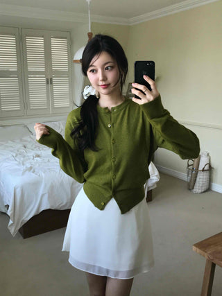 Basic Button Knit Cardigan