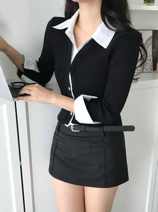 Classic Slim Fit Knit Shirt