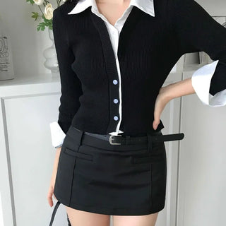 Classic Slim Fit Knit Shirt