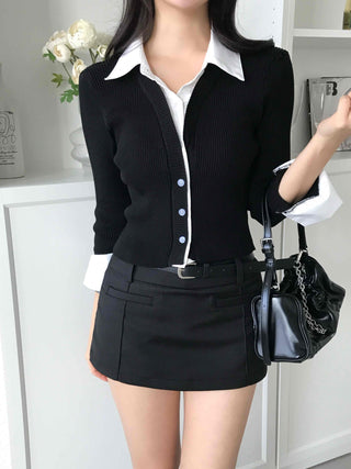 Classic Slim Fit Knit Shirt