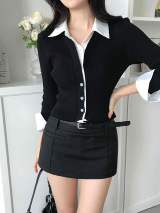 Classic Slim Fit Knit Shirt