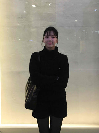 Simple Turtleneck Loose Fit Knit